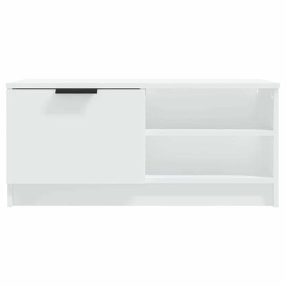 vidaXL TV Cabinet White 80x35x36,5 cm Engineered Wood 4