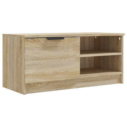 vidaXL TV Cabinet Sonoma Oak 80x35x36,5 cm Engineered Wood 2