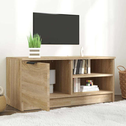 vidaXL TV Cabinet Sonoma Oak 80x35x36,5 cm Engineered Wood 3