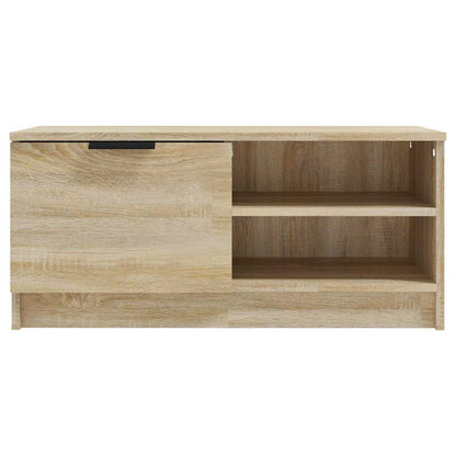 vidaXL TV Cabinet Sonoma Oak 80x35x36,5 cm Engineered Wood 4