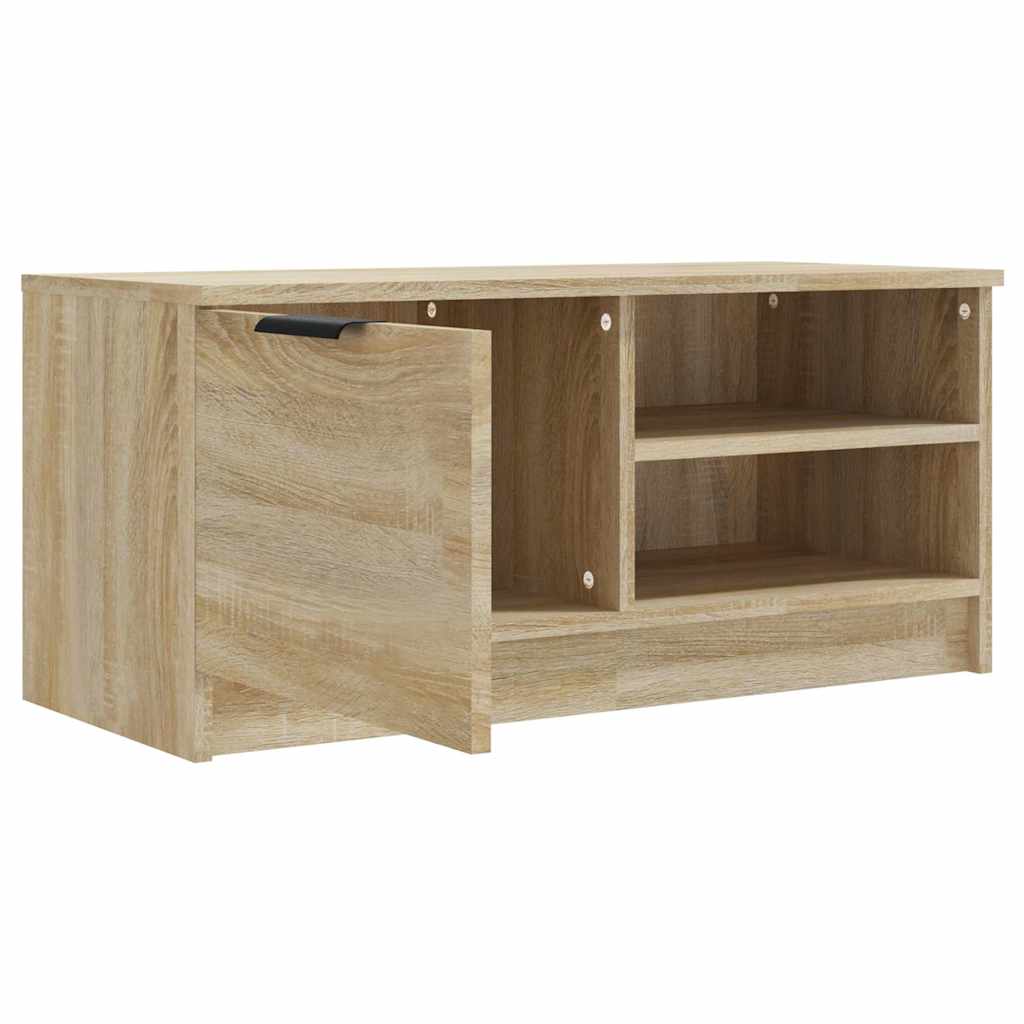 vidaXL TV Cabinet Sonoma Oak 80x35x36,5 cm Engineered Wood 5