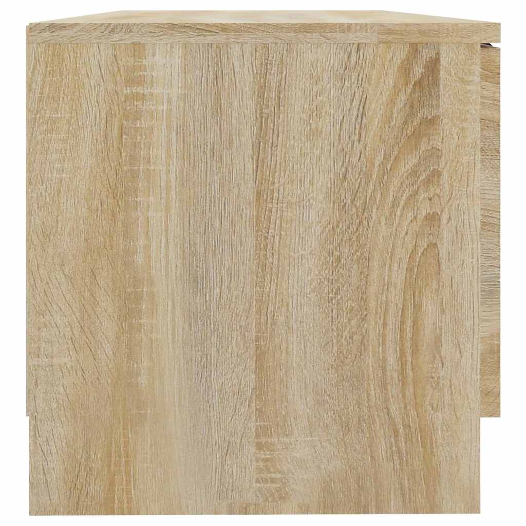 vidaXL TV Cabinet Sonoma Oak 80x35x36,5 cm Engineered Wood 6