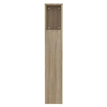 vidaXL Headboard Cabinet Sonoma Oak 100x18.5x102.5 cm 5
