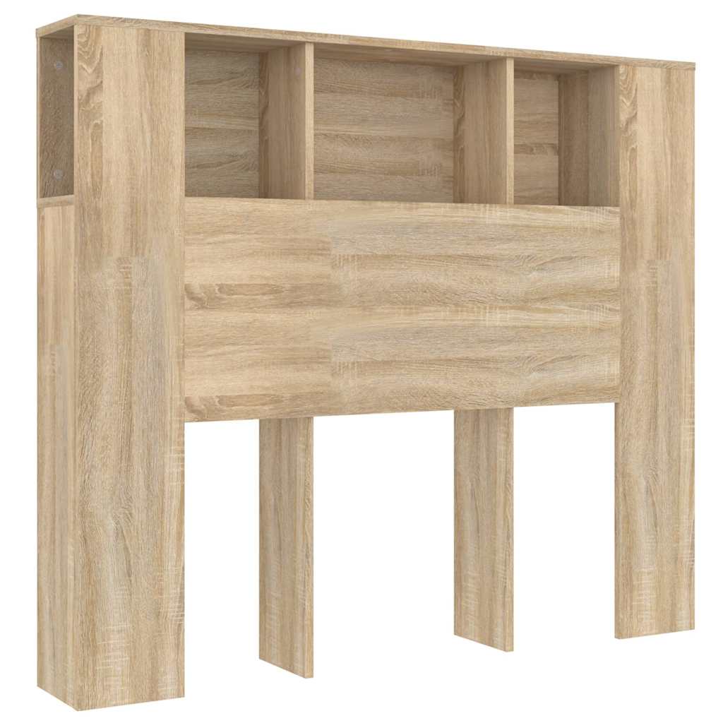 Headboard Cabinet 120x18,5x102,5 cm 120 cm Sonoma oak