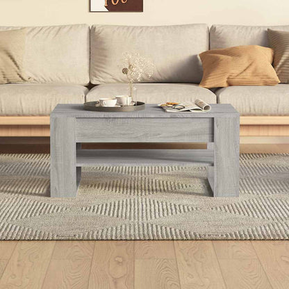 vidaXL Coffee Table | Grey Sonoma | Engineered wood | Medium | Coffee Table 5