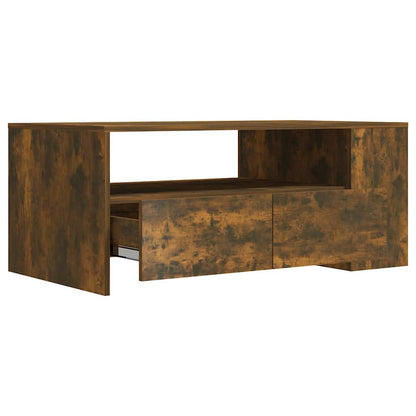 vidaXL Coffee Table | Smoked oak | Engineered wood | Medium | Coffee Table 4
