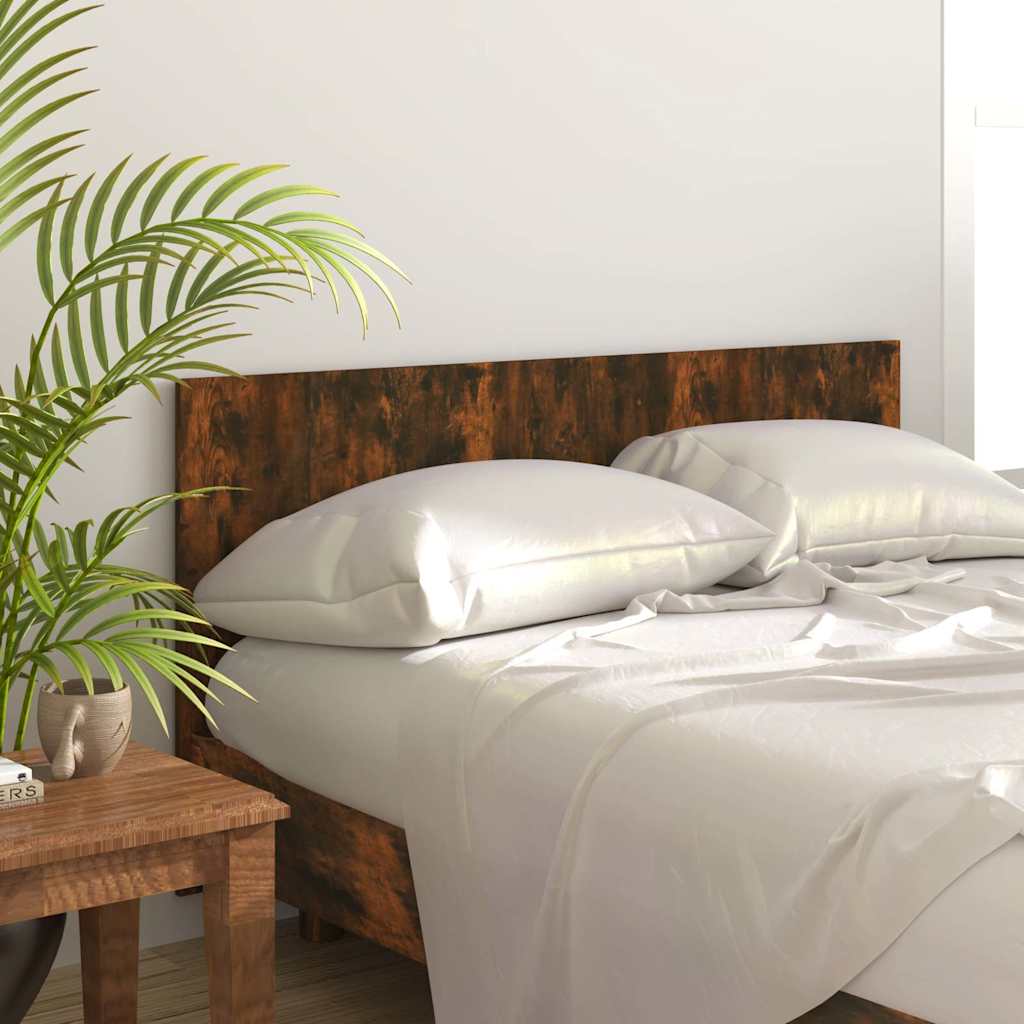 816973 vidaXL Bed Headboard Smoked Oak 160x1,5x80 cm Engineered Wood 1