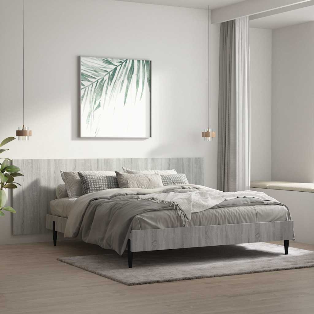 vidaXL Wall Headboard 240x1.5x80 cm Engineered Wood 240 cm