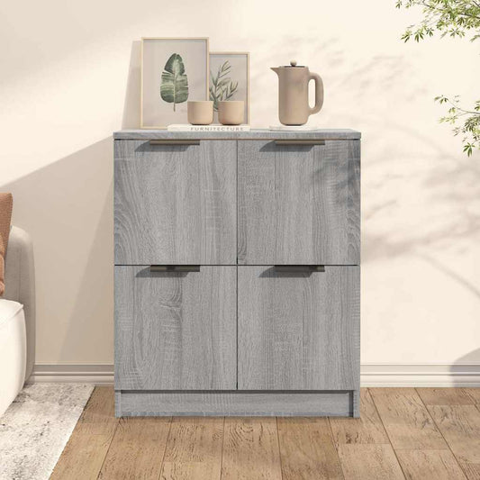 vidaXL Sideboard Grey Sonoma 60x30x70 cm Engineered Wood 1