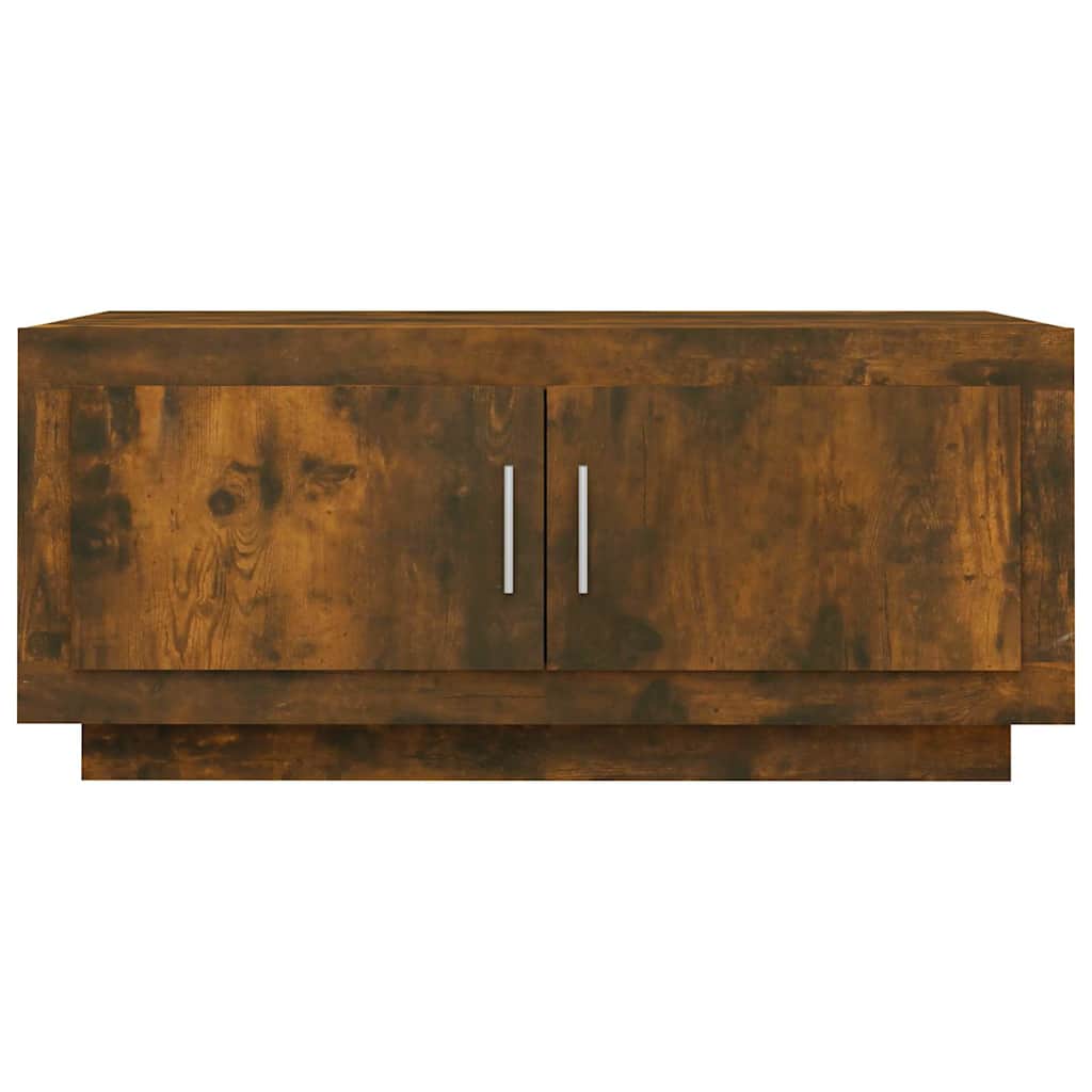 vidaXL Coffee Table | Smoked oak | Engineered wood | 102 cm x 50 cm x 45 cm 5
