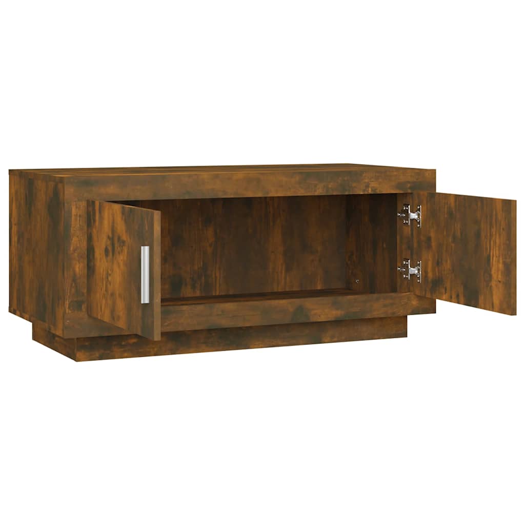vidaXL Coffee Table | Smoked oak | Engineered wood | 102 cm x 50 cm x 45 cm 6