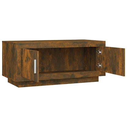 vidaXL Coffee Table | Smoked oak | Engineered wood | 102 cm x 50 cm x 45 cm 6