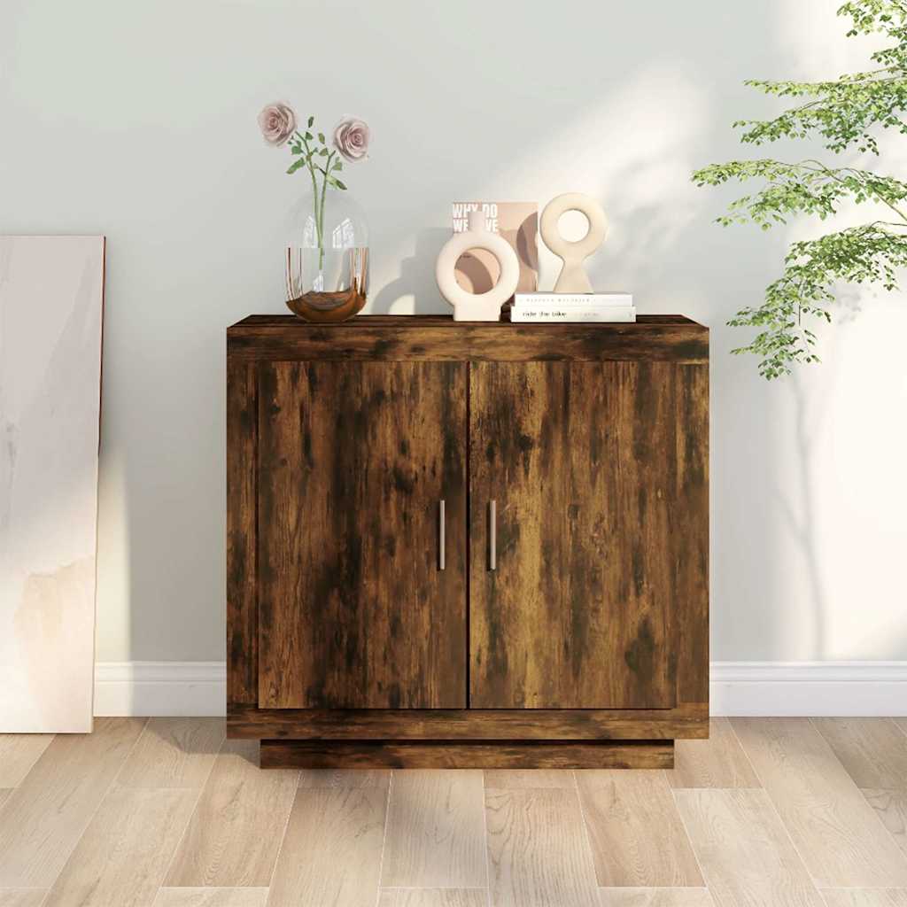 vidaXL Sideboard | Smoked Oak | Engineered wood | Medium | Cabinet | Rectangular 3