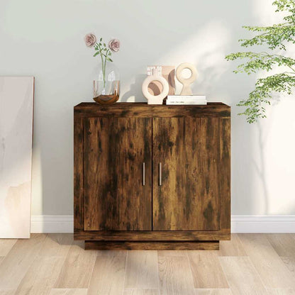 vidaXL Sideboard | Smoked Oak | Engineered wood | Medium | Cabinet | Rectangular 3
