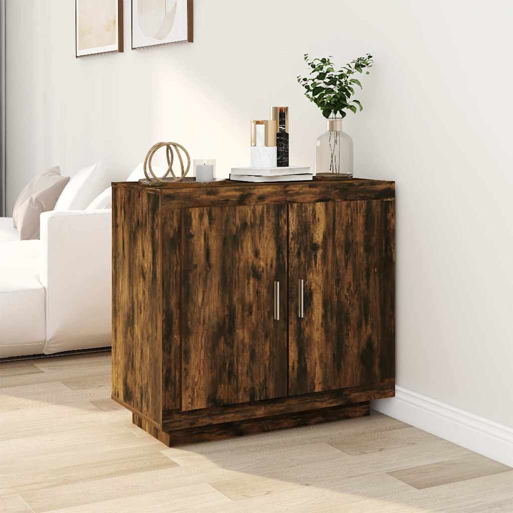 vidaXL Sideboard | Smoked Oak | Engineered wood | Medium | Cabinet | Rectangular 1