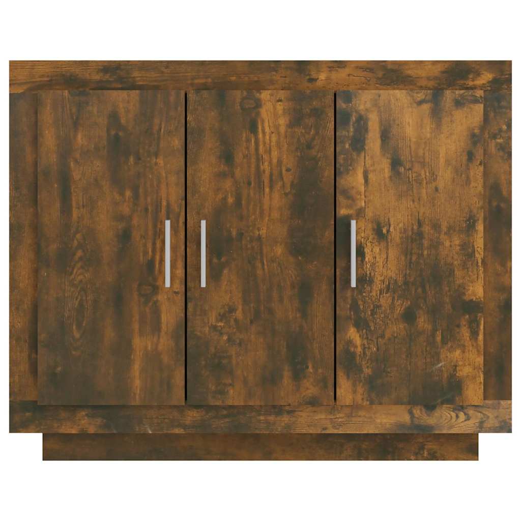 vidaXL Sideboard | Smoked oak | Engineered wood | 92 x 35 x 75 cm | Storage 5