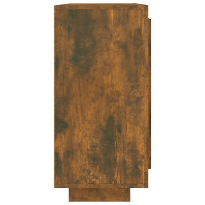 vidaXL Sideboard | Smoked oak | Engineered wood | 92 x 35 x 75 cm | Storage 6