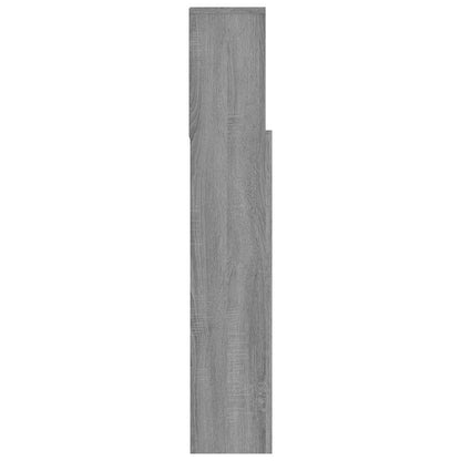 vidaXL Headboard Cabinet | Grey Sonoma | Engineered Wood | Headboard Cabinet 6