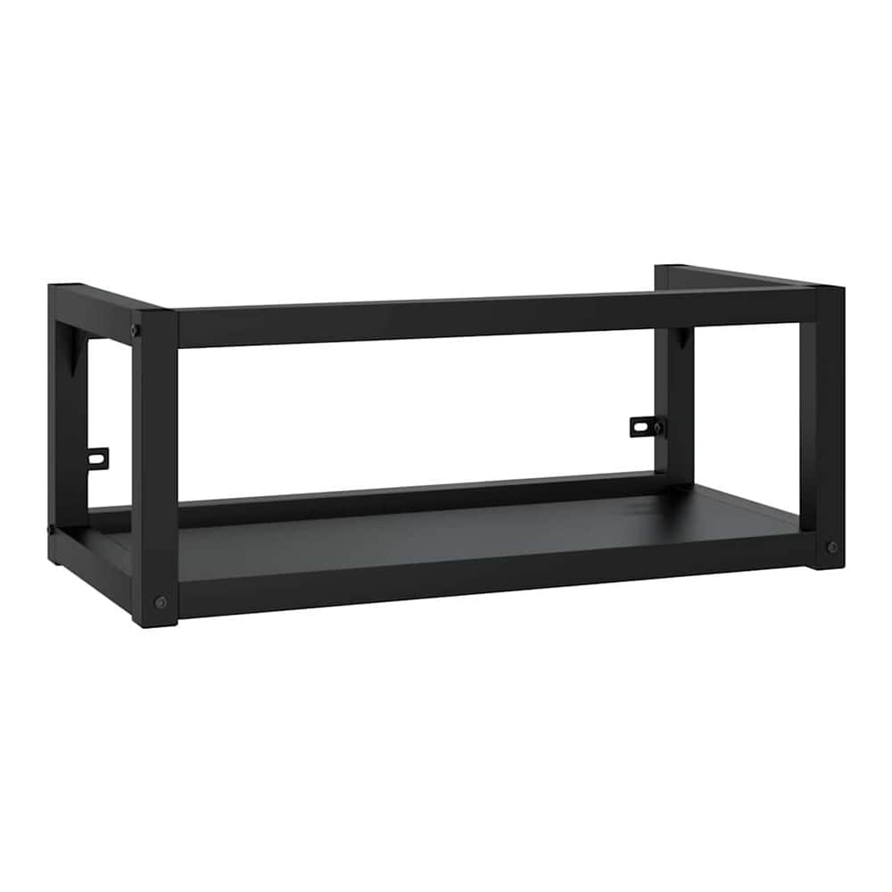 Bathroom Washbasin Frame with Built-in Basin Iron 79 x 38 x 31 cm
