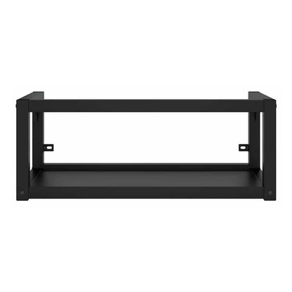Bathroom Washbasin Frame with Built-in Basin Iron 79 x 38 x 31 cm