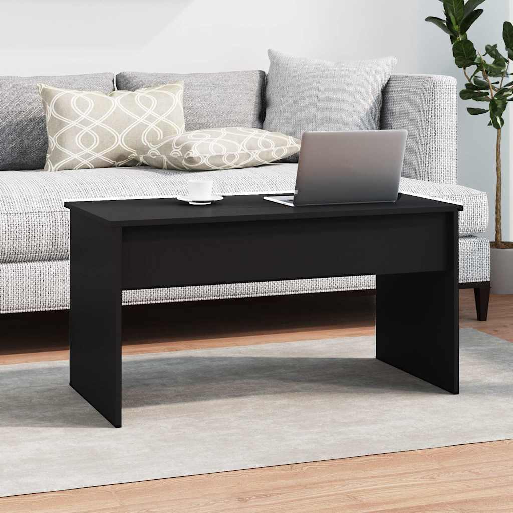 Coffee Table 80x50,5x41,5 cm Engineered Wood Black PLACEHOLDER_FOR_REMOVE
