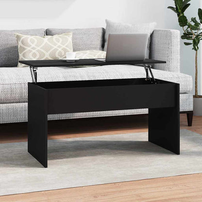 vidaXL Coffee Table | Black | Engineered wood | Medium | Adjustable Armrests 1