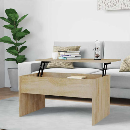 vidaXL Coffee Table | Sonoma Oak | Engineered wood | Medium | Height-Adjustable 1