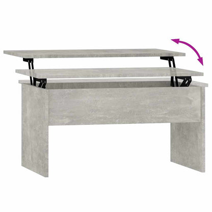 vidaXL Coffee Table | Concrete grey | Engineered wood | Medium 6