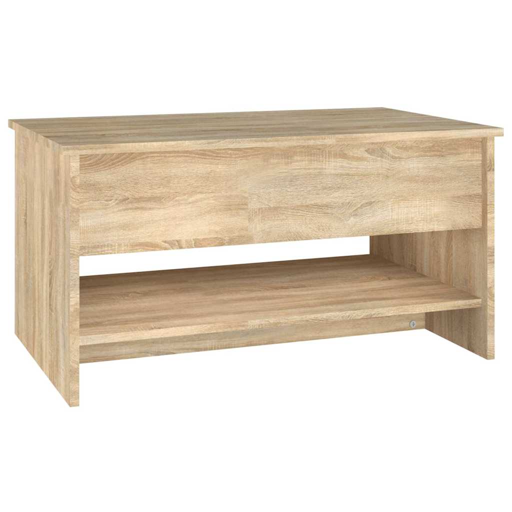vidaXL Coffee Table | Sonoma oak | Engineered wood |  Adjustable Armrests 5
