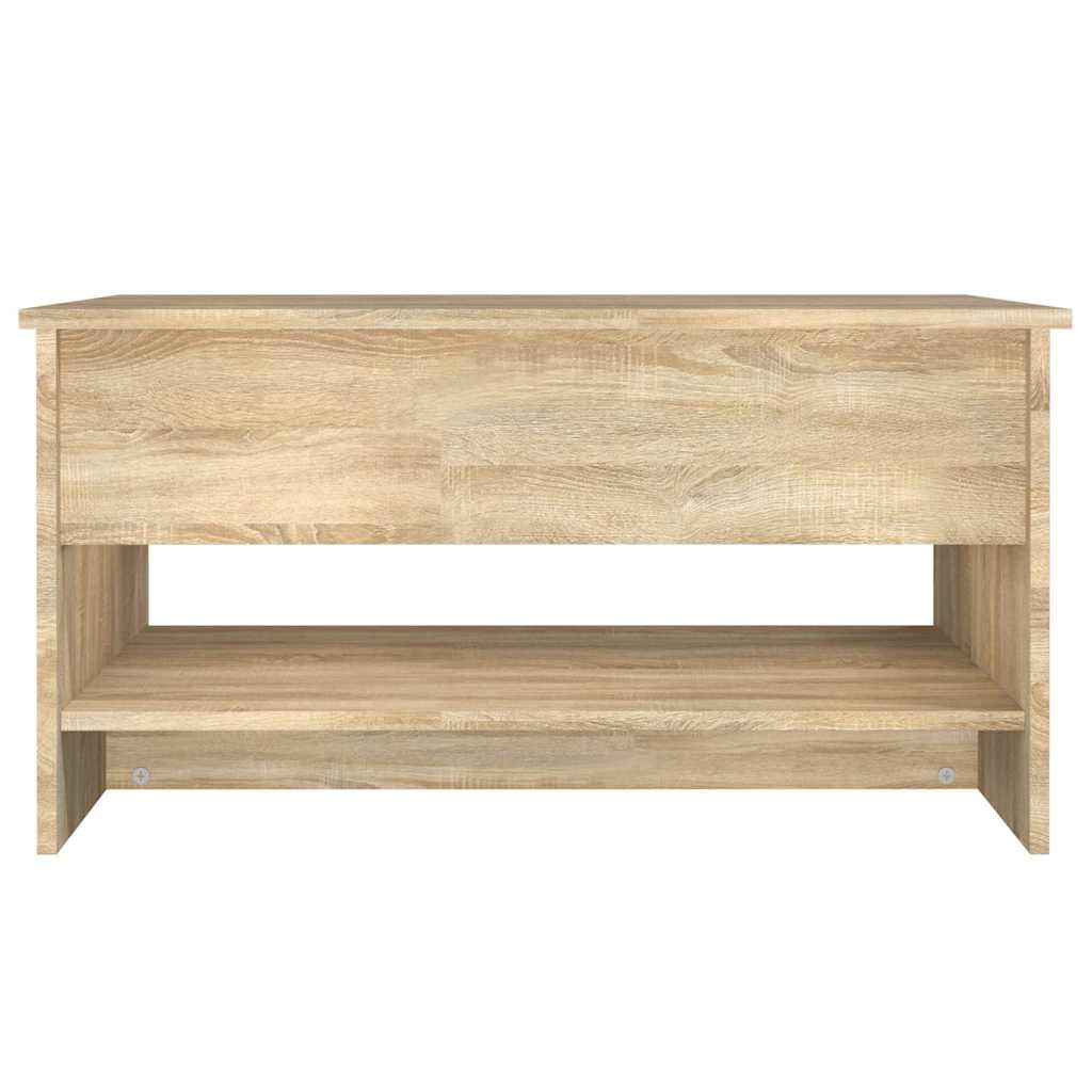 vidaXL Coffee Table | Sonoma oak | Engineered wood |  Adjustable Armrests 6