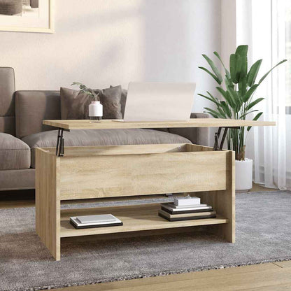 vidaXL Coffee Table | Sonoma oak | Engineered wood |  Adjustable Armrests 1