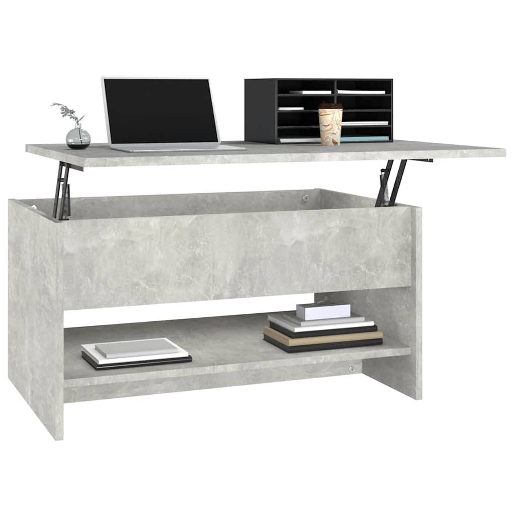 vidaXL Coffee Table | Concrete Grey | Engineered Wood | Medium | Coffee Table 4