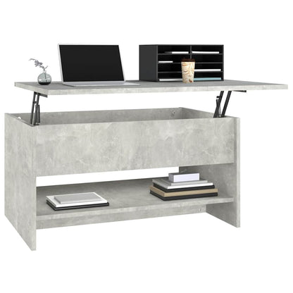 vidaXL Coffee Table | Concrete Grey | Engineered Wood | Medium | Coffee Table 4