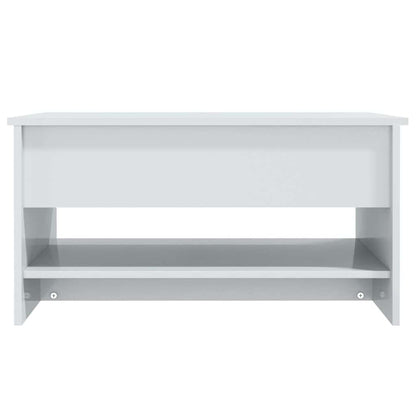 vidaXL Coffee Table | High gloss white | Engineered wood | 80 x 50 x 40 cm 6