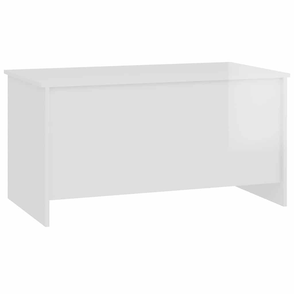 vidaXL Coffee Table | High gloss white | Engineered wood | 102x55.5x52.5 cm 3