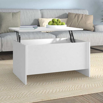 vidaXL Coffee Table | White | Engineered wood | Standard | Coffee Table 1