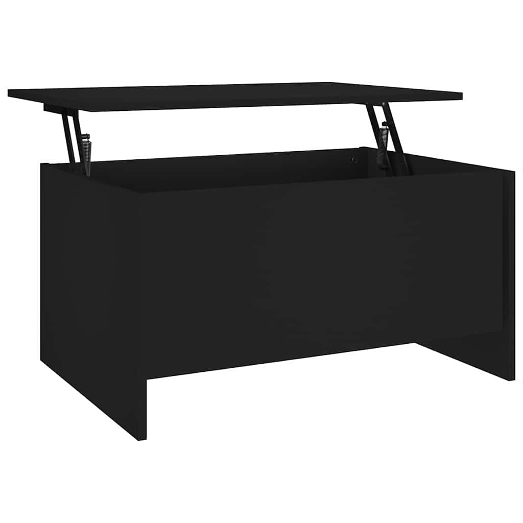 vidaXL Coffee Table | Black | Engineered wood | Coffee Table | Rectangular 2