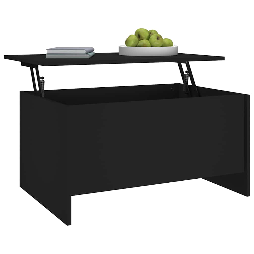 vidaXL Coffee Table | Black | Engineered wood | Coffee Table | Rectangular 6