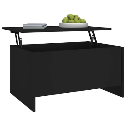 vidaXL Coffee Table | Black | Engineered wood | Coffee Table | Rectangular 6
