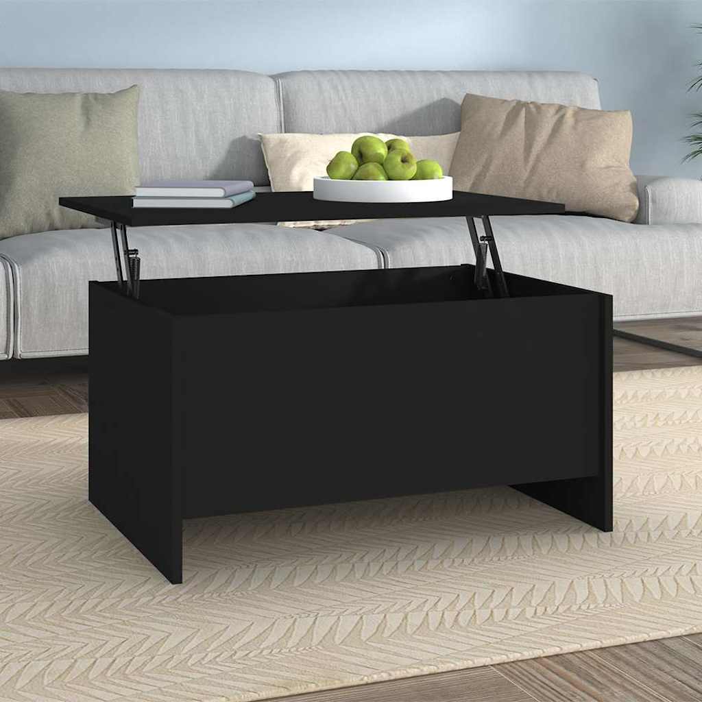 vidaXL Coffee Table | Black | Engineered wood | Coffee Table | Rectangular 1