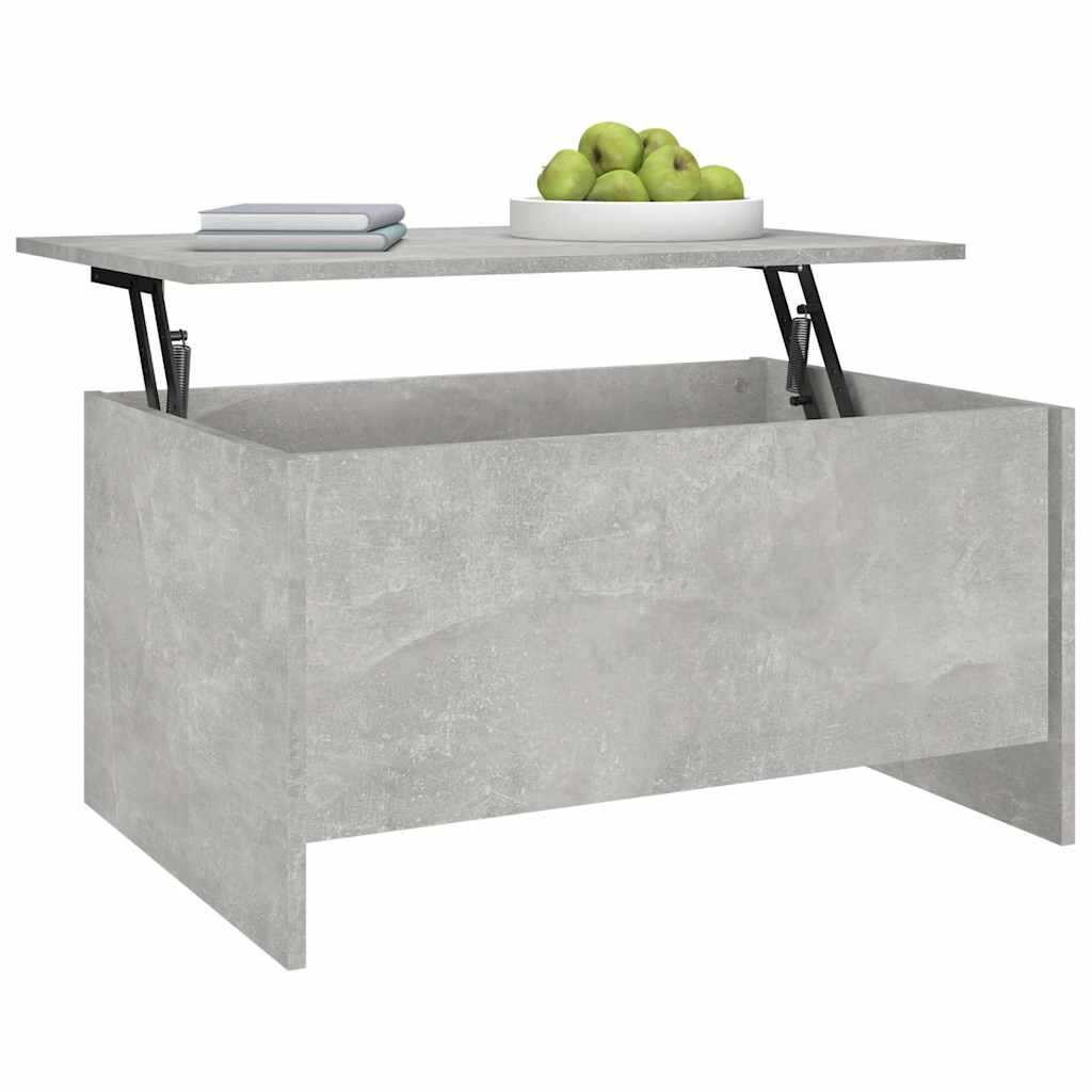 vidaXL Coffee Table | Concrete grey | Engineered wood | Medium | Storage 6
