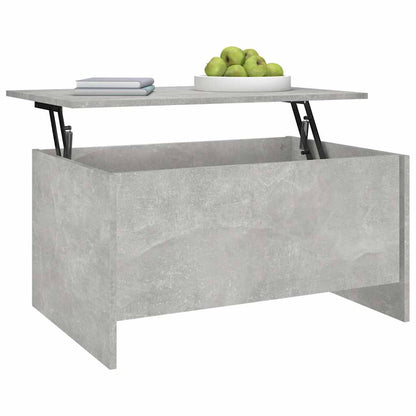 vidaXL Coffee Table | Concrete grey | Engineered wood | Medium | Storage 6