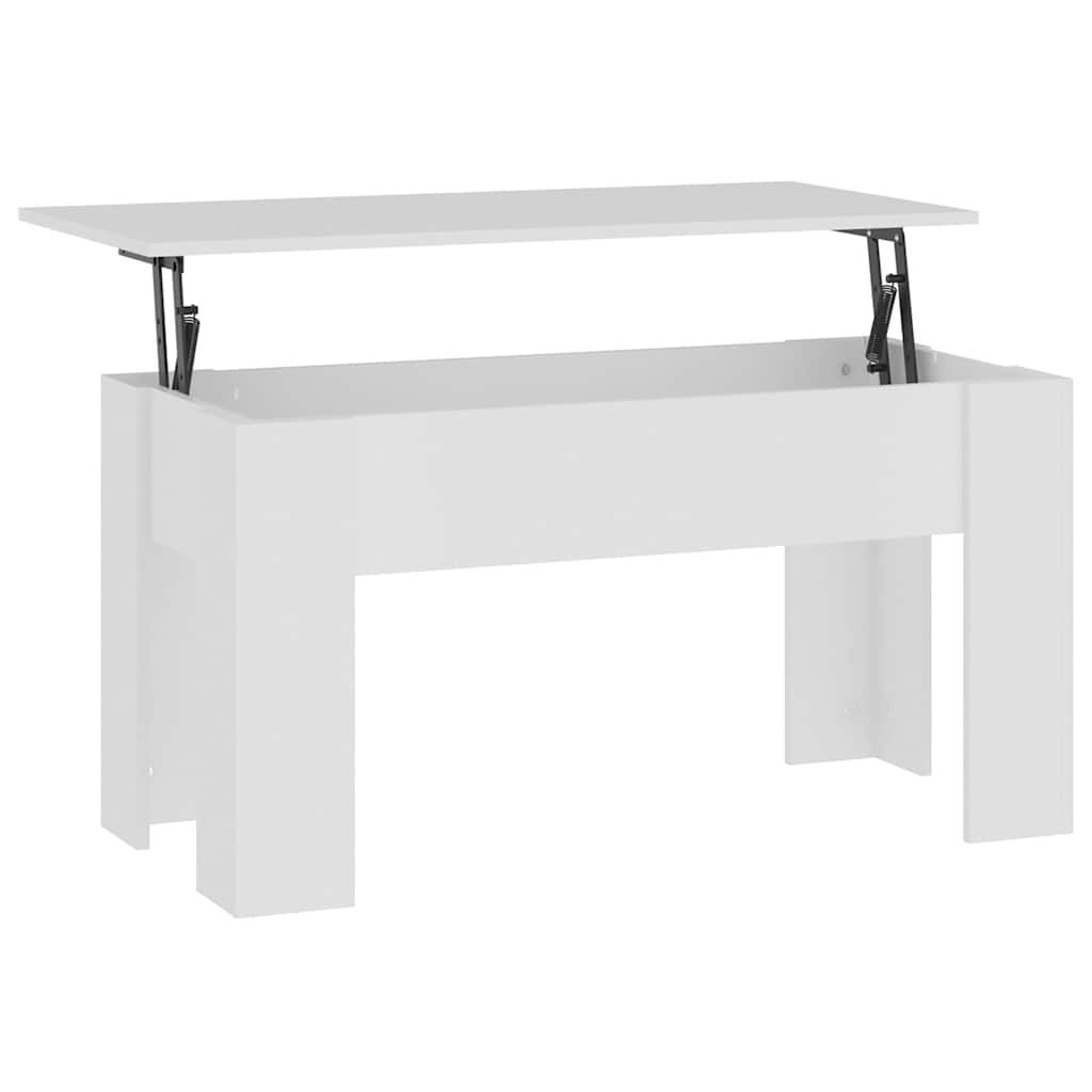 vidaXL Coffee Table | White | Engineered wood | Medium | Adjustable 2