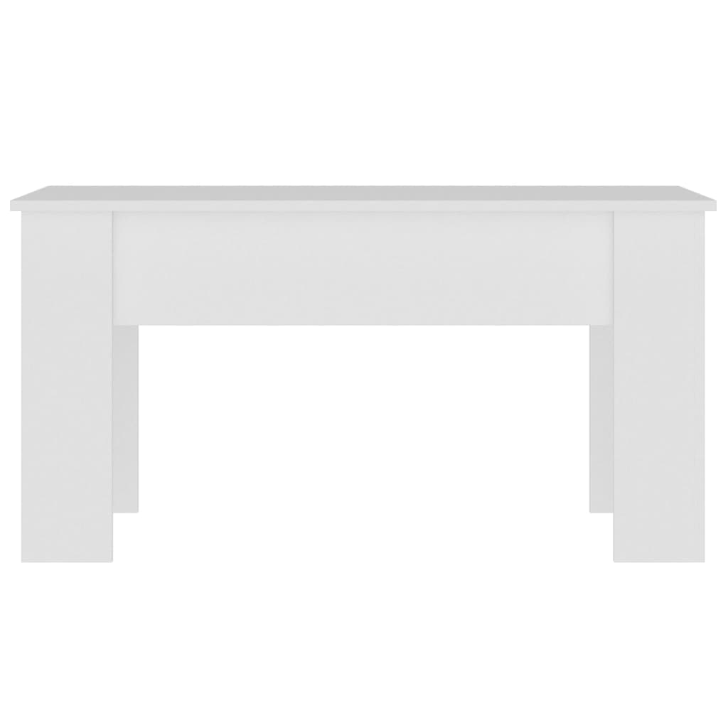 vidaXL Coffee Table | White | Engineered wood | Medium | Adjustable 6