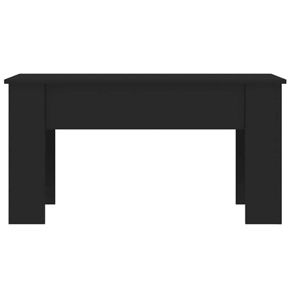 vidaXL Coffee Table | Black | Engineered wood | Standard |  Adjustable Armrests 6