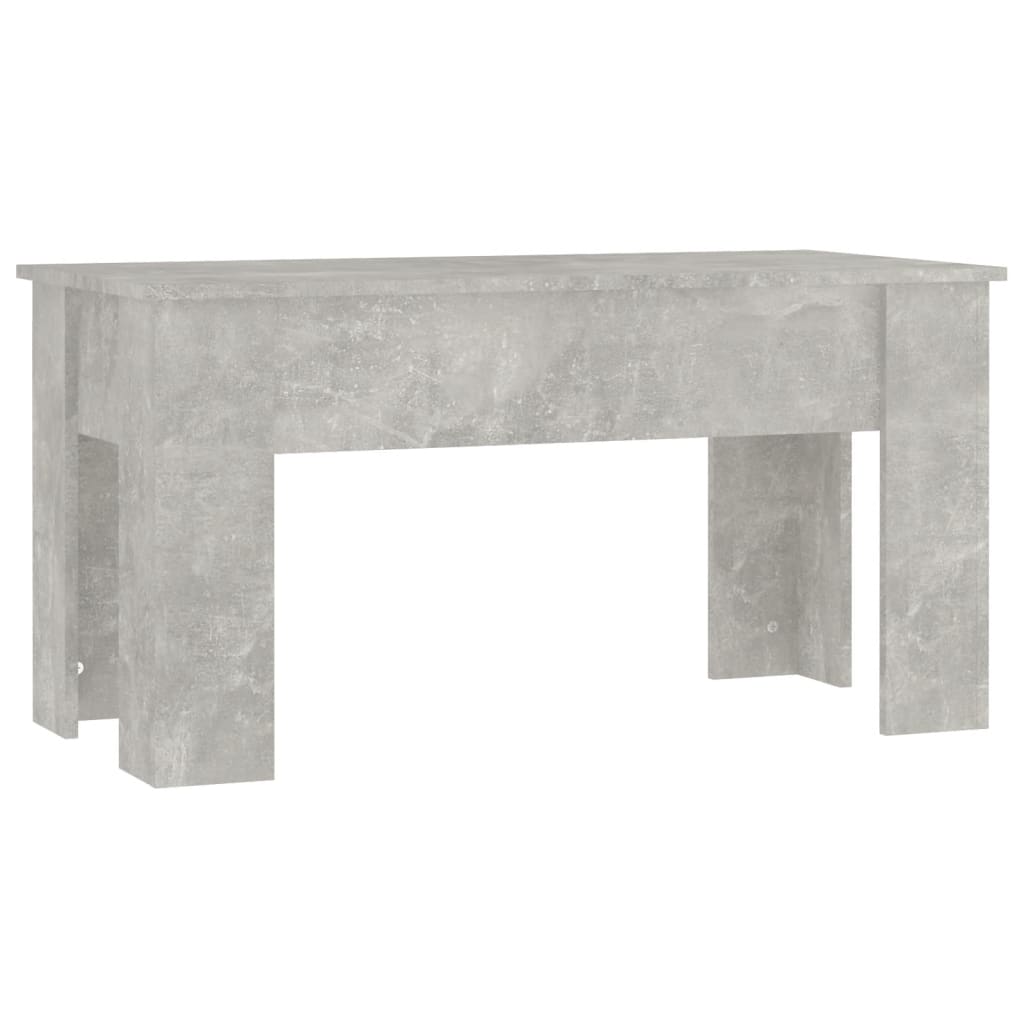vidaXL Coffee Table | Concrete grey | Engineered wood | Medium | Sliding Top 5