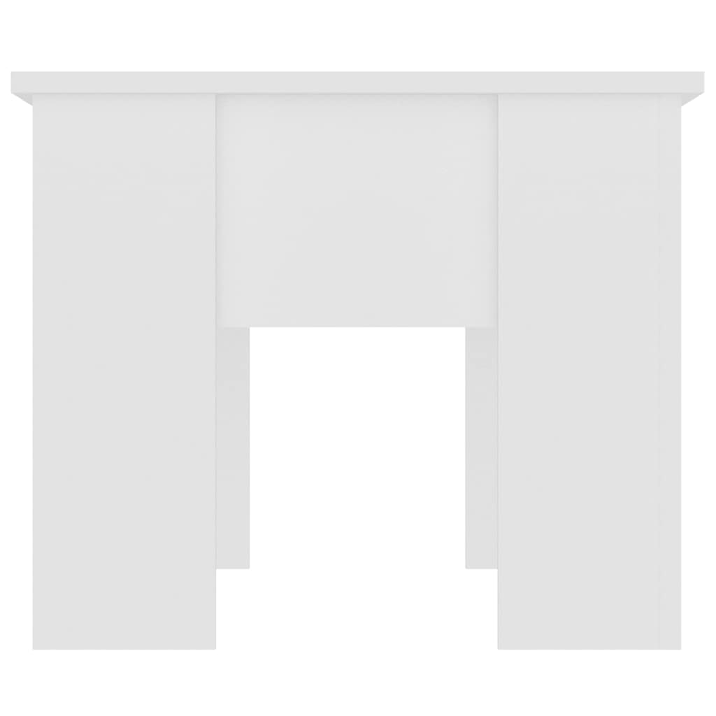 vidaXL Coffee Table | White | Engineered wood | Medium | Adjustable Armrests 4
