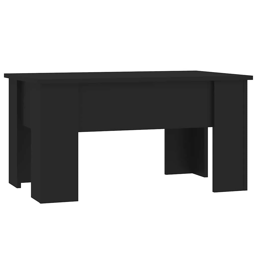 vidaXL Coffee Table | Black | Engineered wood | Medium | Modern | Coffee Table 2