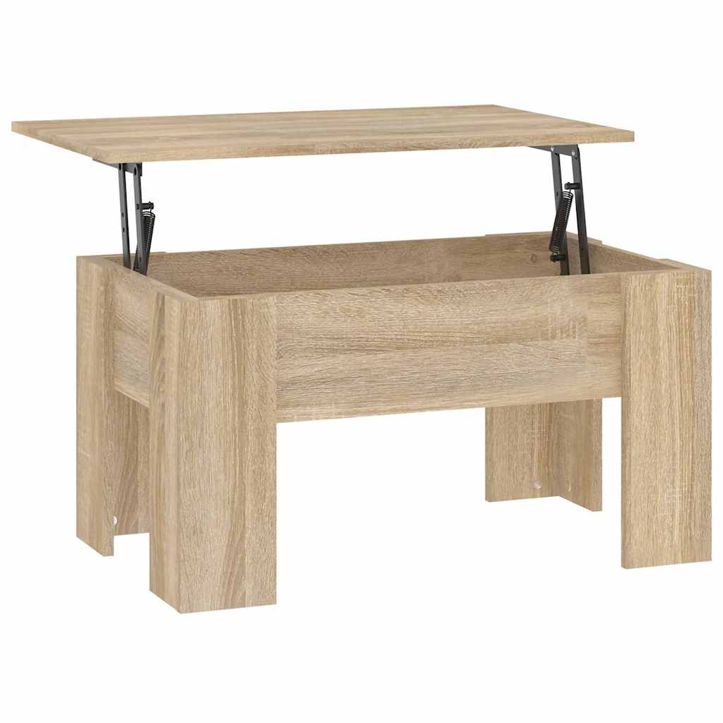 vidaXL Coffee Table | Sonoma oak | Engineered wood | 79x49x41 cm 5
