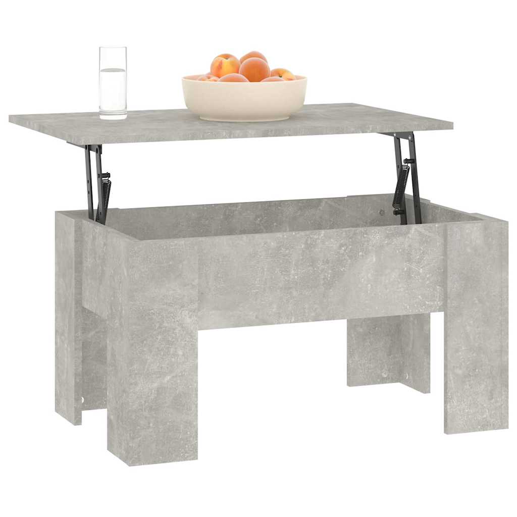 vidaXL Coffee Table | Concrete grey | Engineered wood | Medium | Coffee Table 6